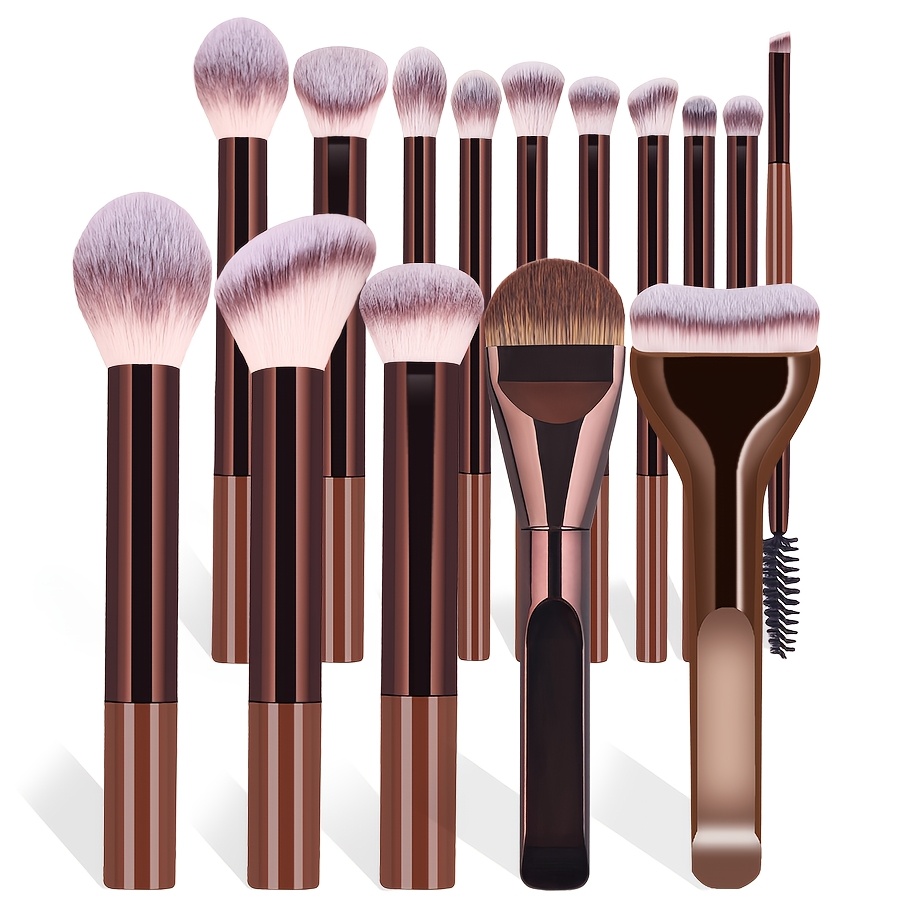 Huda Beauty Makeup Brush Set - Un ensemble de 15 pinceaux de
