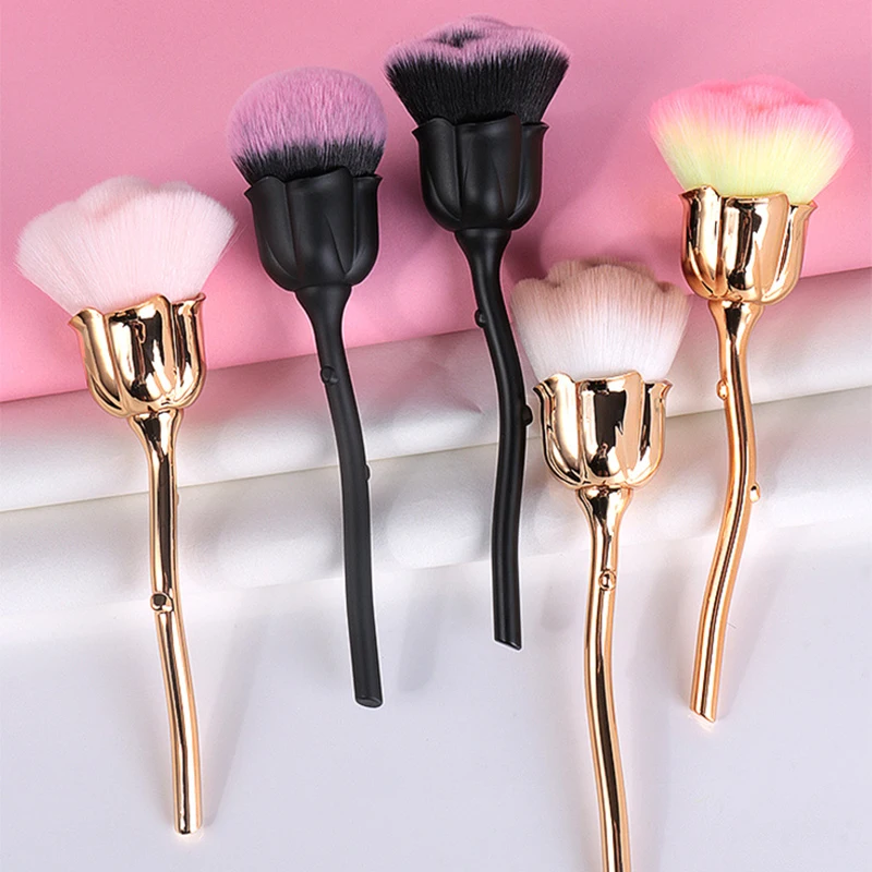 Beauty Flower Makeup - Rose fleur forme poudre libre fond