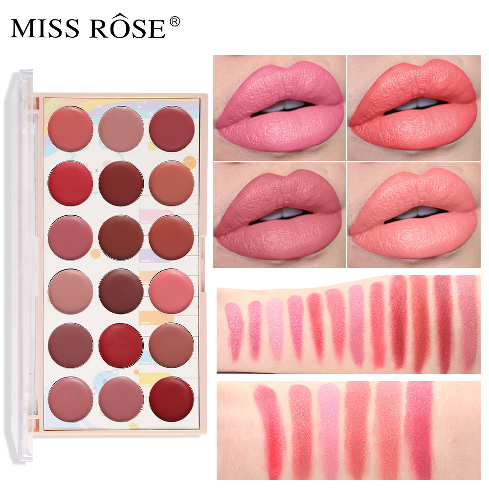 MISS ROSE Palette de rouges à  - Beauty Flower Makeup avis et prix