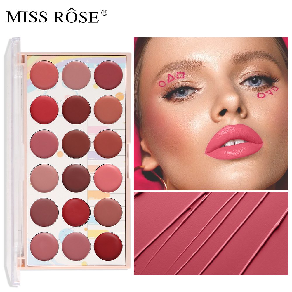 MISS ROSE Palette de rouges à  - Beauty Flower Makeup avis et prix
