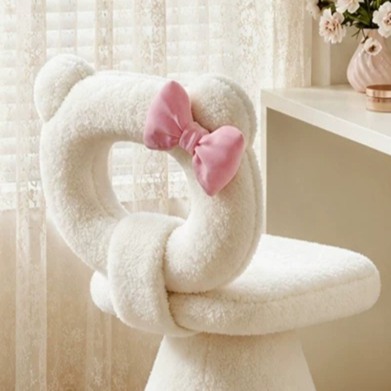 Tabouret de coiffeuse rose en  - Beauty Makeup & D Anime Studio Vega Baja avis et prix