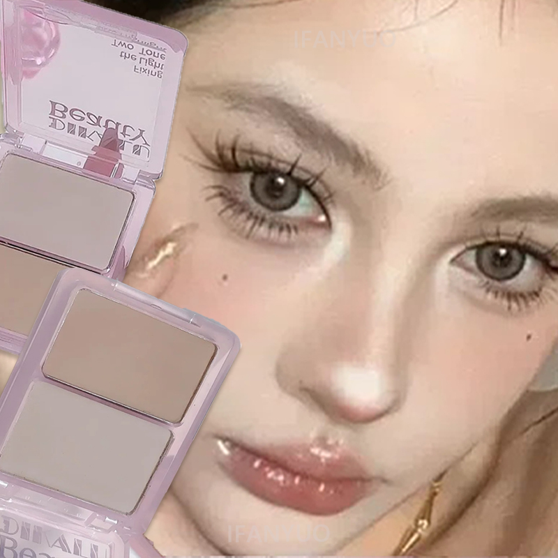 Palette de maquillage bicolore - Highlighter Bronzer Palette avis et prix