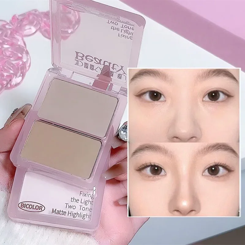 Palette de maquillage bicolore - Highlighter Bronzer Palette avis et prix