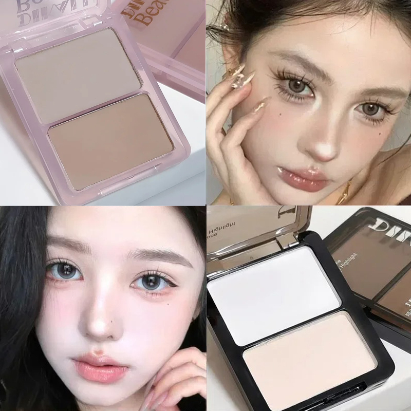 Palette de maquillage bicolore - Highlighter Bronzer Palette avis et prix