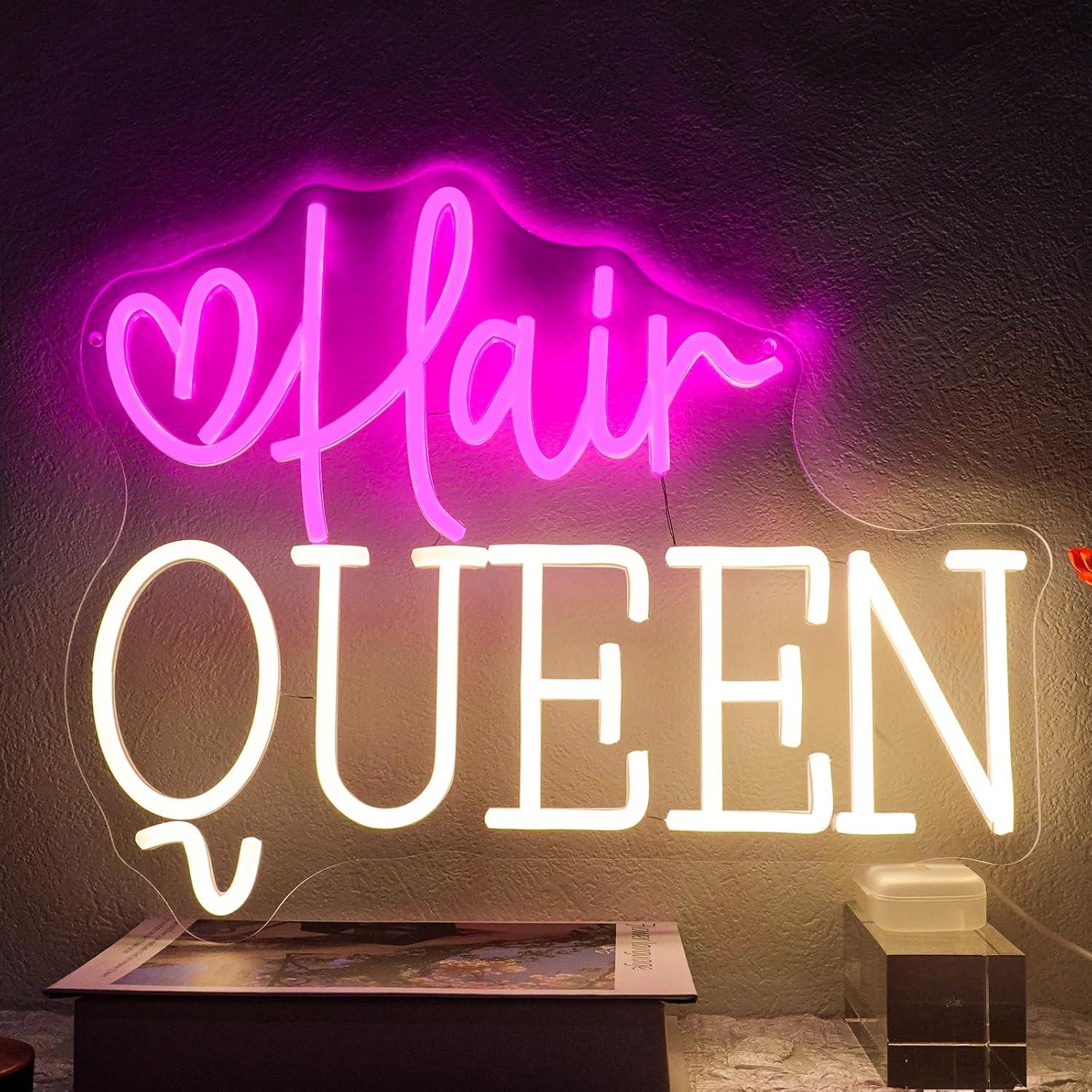 Enseigne lumineuse néon Hair Q - Beauty And Makeup Studio avis et prix