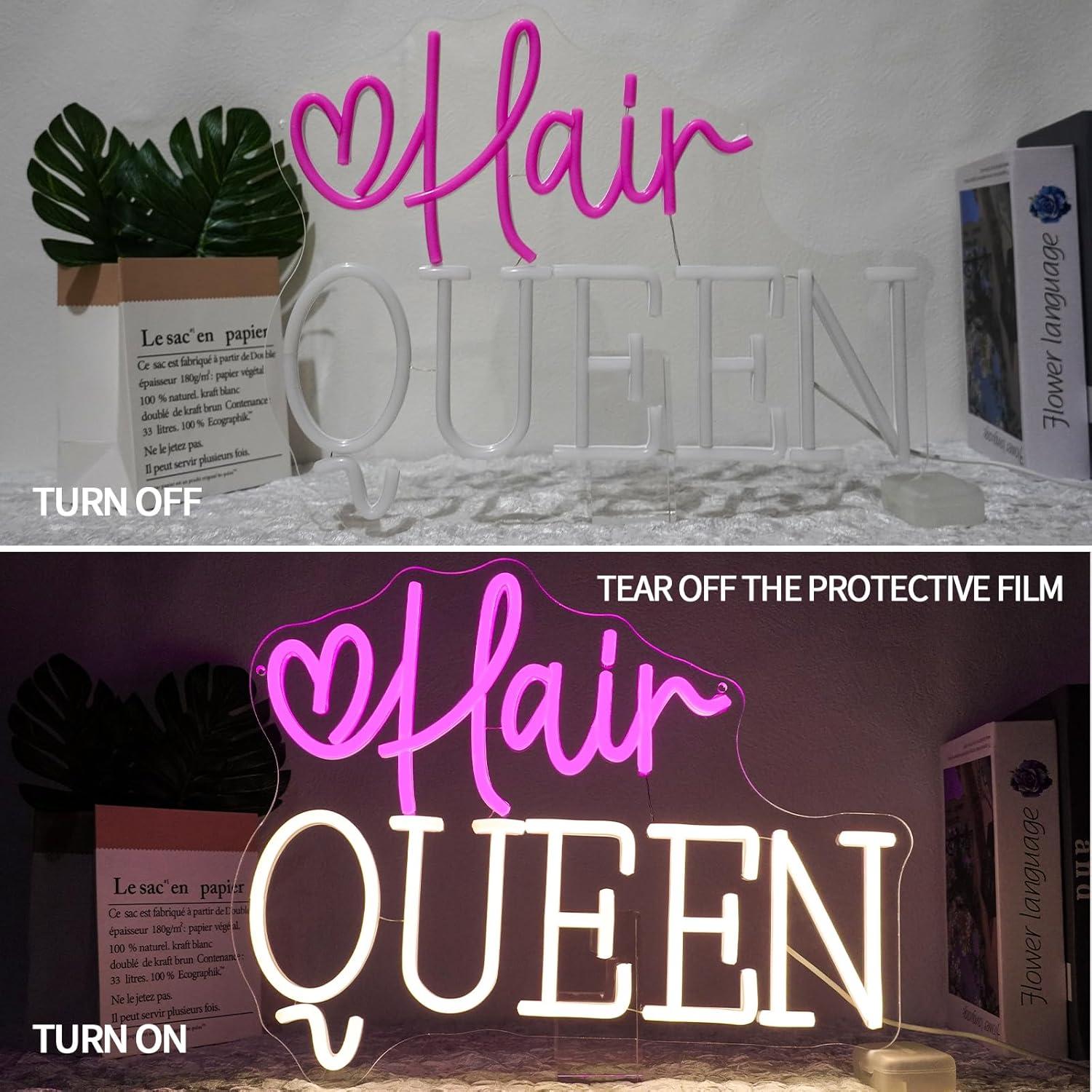 Enseigne lumineuse néon Hair Q - Beauty And Makeup Studio avis et prix