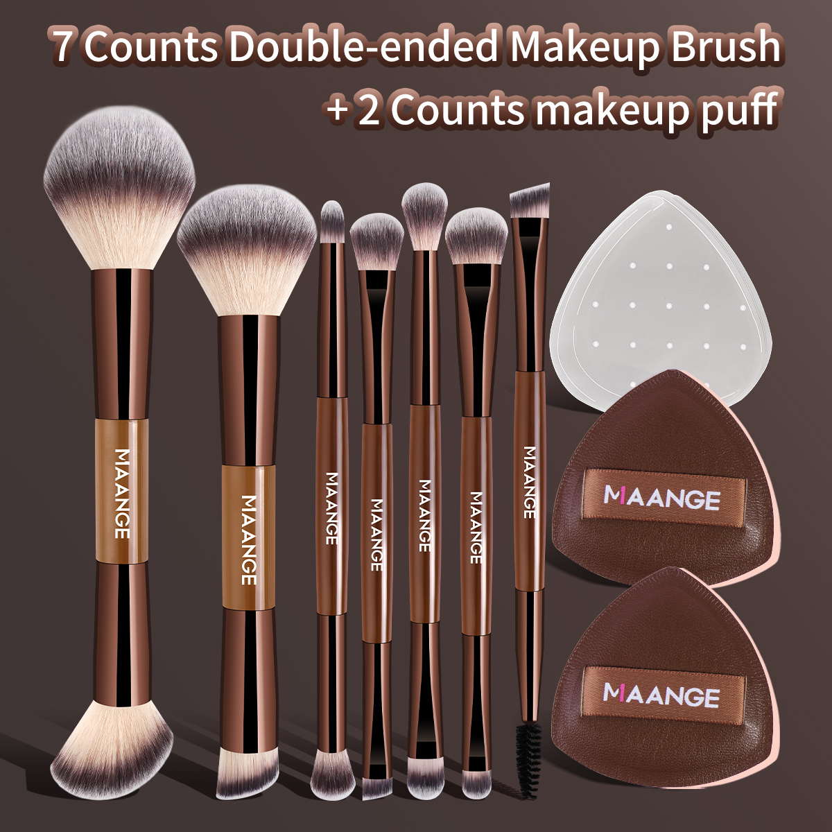 MAANGE 7 pinceaux de maquillag - Huda Beauty Makeup Brush Set avis et prix