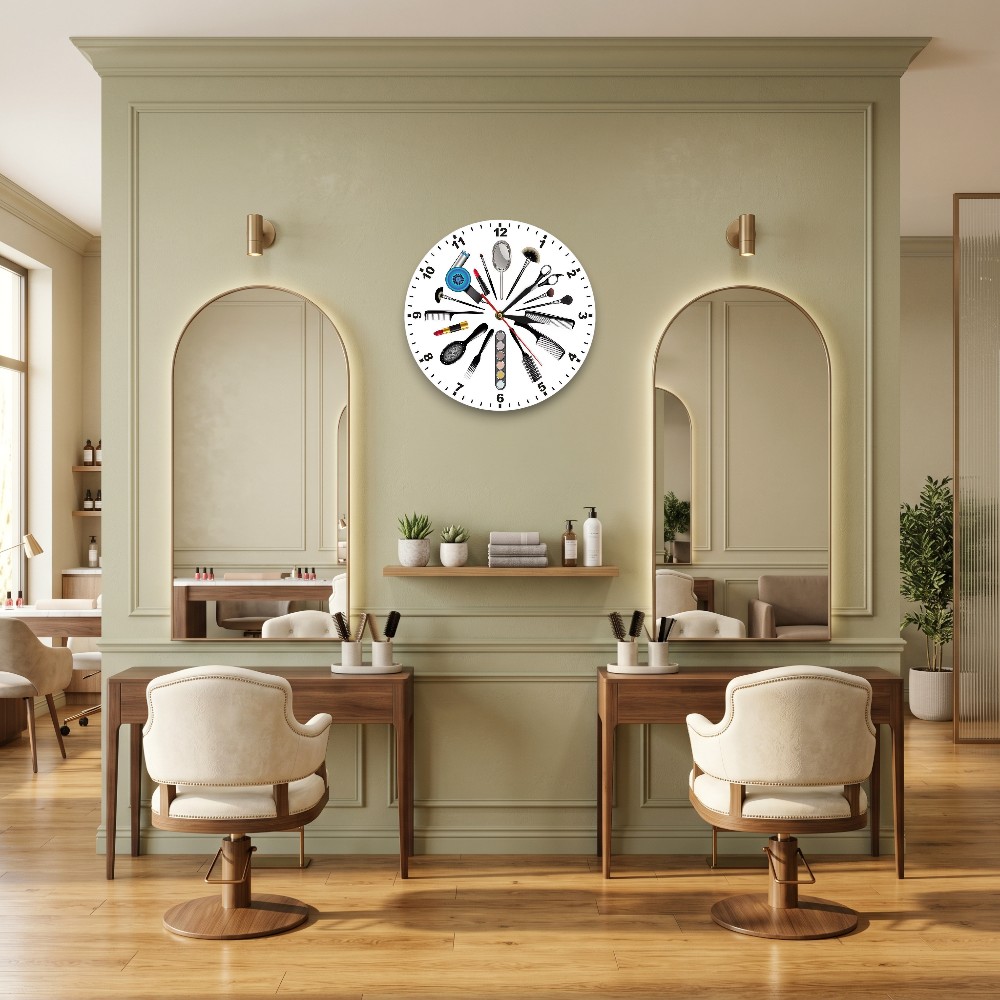 Horloge murale silencieuse et  - Beauty And Makeup Studio avis et prix