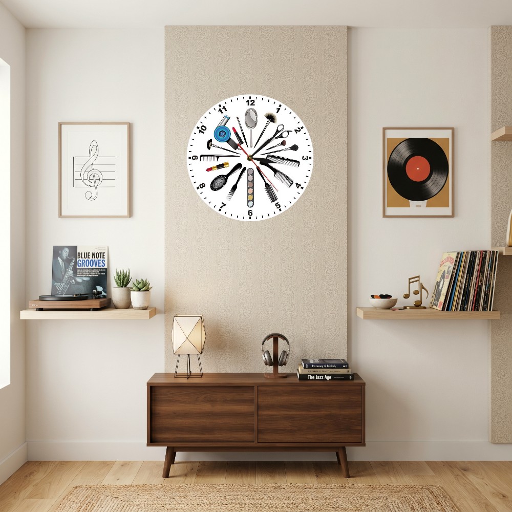 Horloge murale silencieuse et  - Beauty And Makeup Studio avis et prix