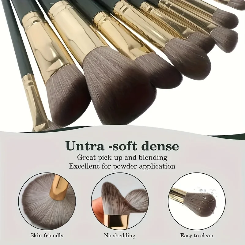 14 pièces ensemble de pinceaux - Huda Beauty Makeup Brush Set avis et prix