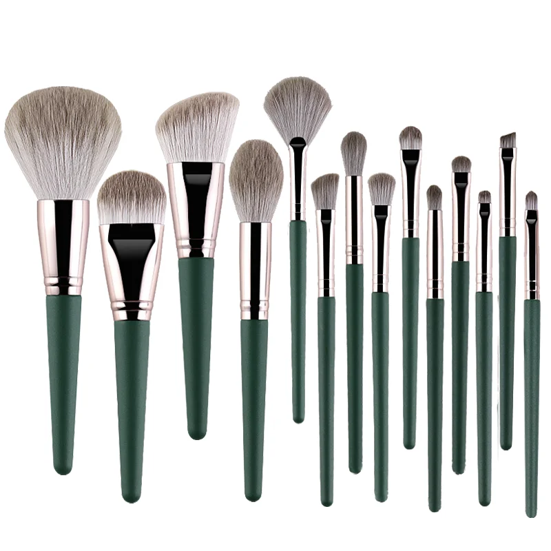 14 pièces pinceaux de maquilla - Huda Beauty Makeup Brush Set avis et prix
